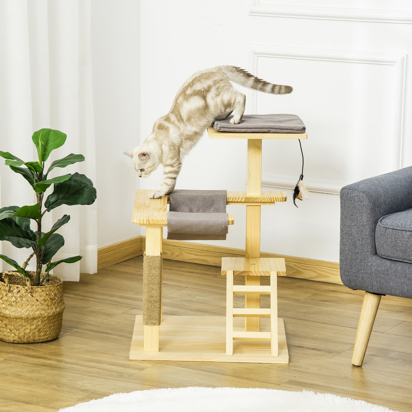 "Descat"| 3 LVL Cat Stair Frame!