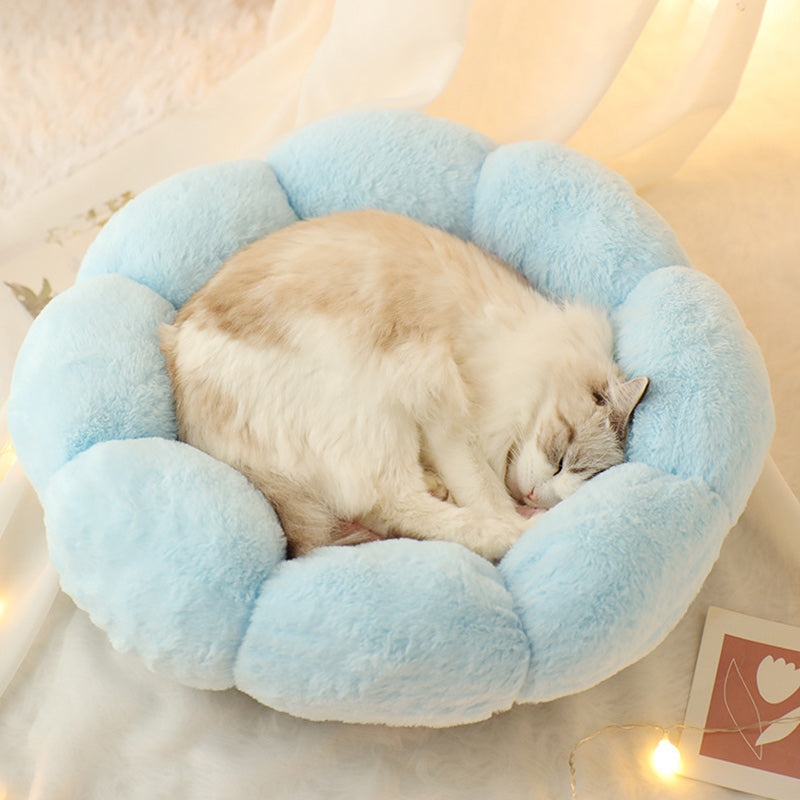 "Lotus-Pom" Plush Pet Bed!🪷