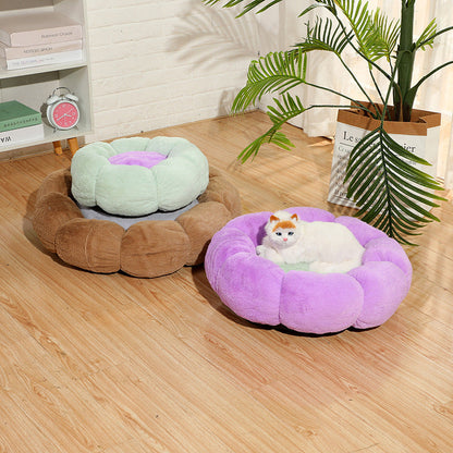 "Lotus-Pom" Plush Pet Bed!🪷